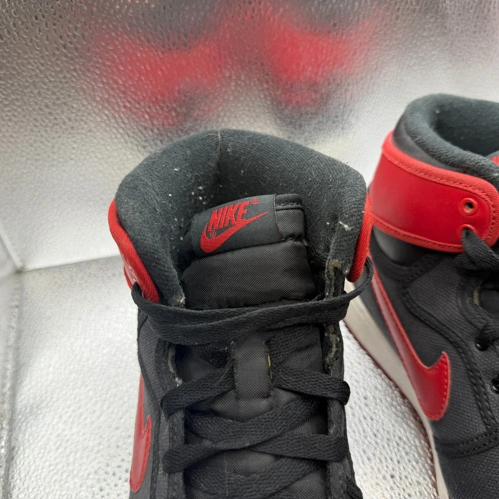 Size 9.5‎ Nike Air Jordan 1 AJKO Retro Bred Black Red Mens Sneakers 638471-001
